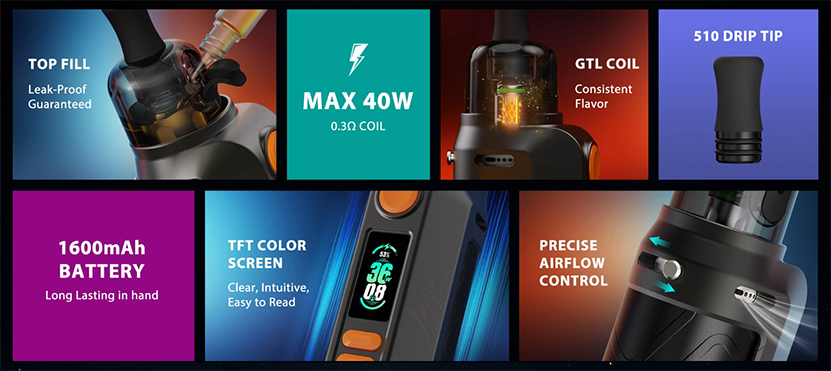 Eleaf iSolo Air 3 Kit Features