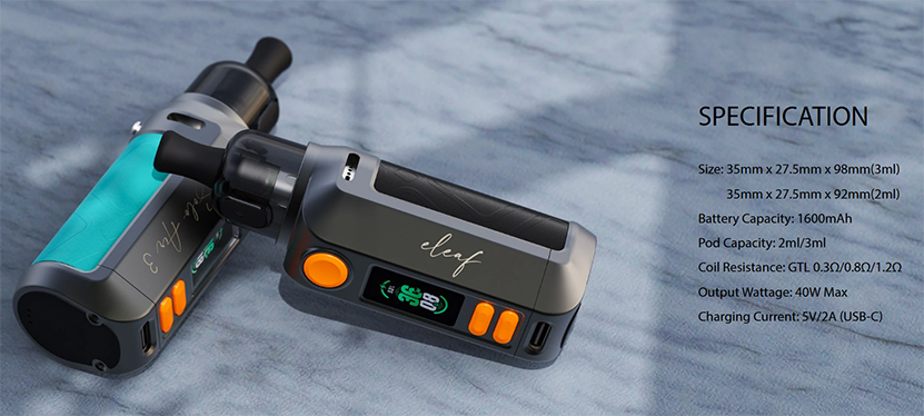 Eleaf iSolo Air 3 Kit Specification