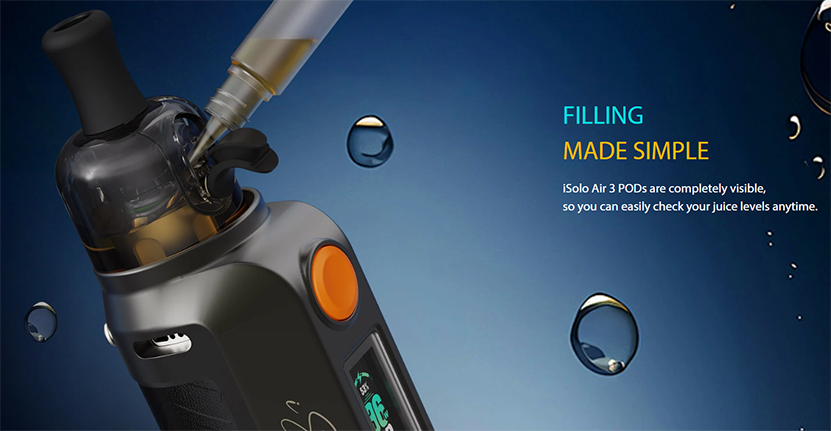 Eleaf iSolo Air 3 Kit Top Filling