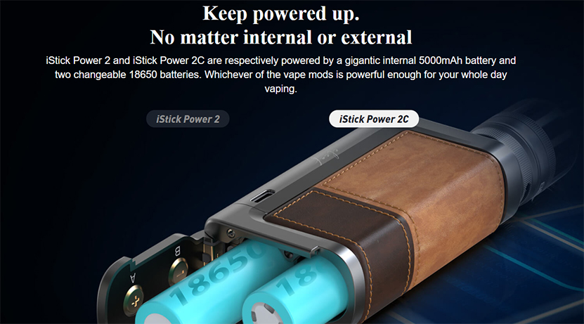 Eleaf iStick Power 2C Kit battery