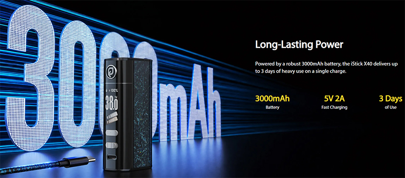 Eleaf iStick X40 Battery 3000mAh
