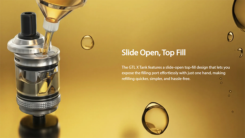 Eleaf iStick X40 Kit Top Filling