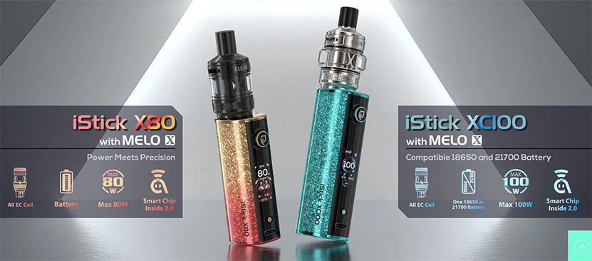 Eleaf iStick X80 Kit and Eleaf iStick XC100 Kit