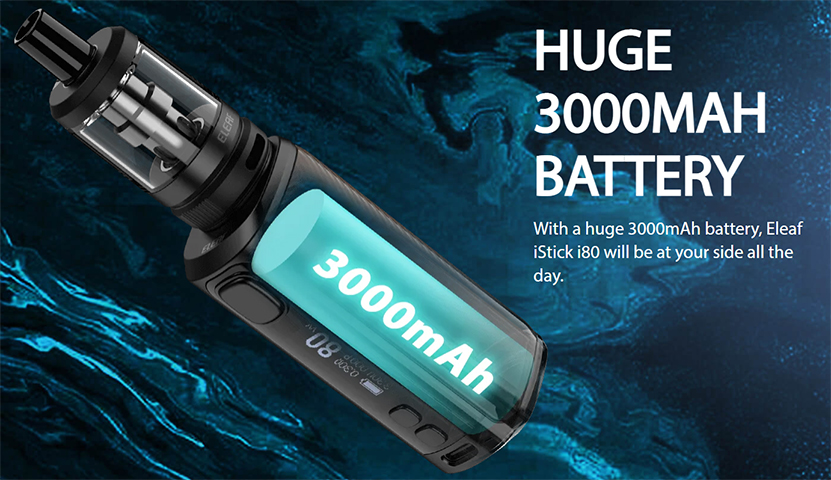 Eleaf iStick i80 Kit 3000nAh Battery
