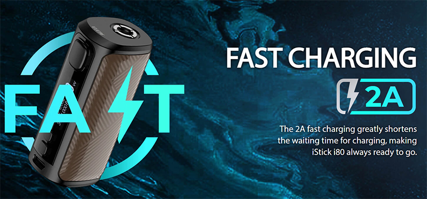 Eleaf iStick i80 Mod Charging