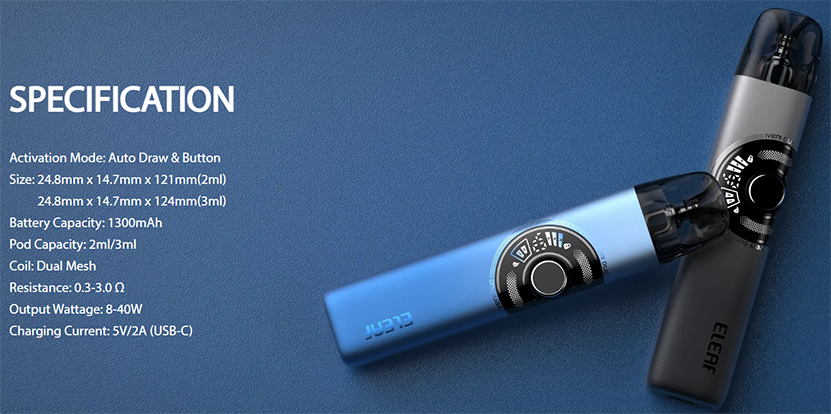 Eleaf iVeni Duo Pod Kit Specification