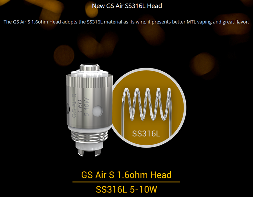 Eleaf GS Air SS316L Head