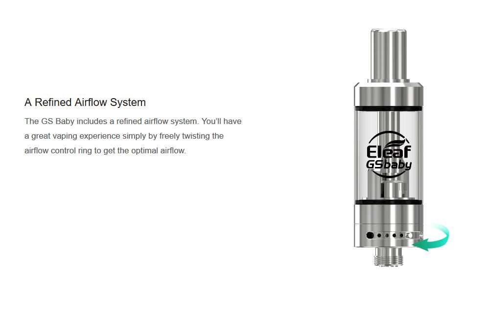 Eleaf GS Baby Tank Features 1