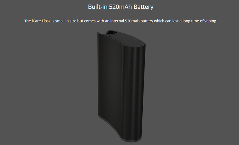 Eleaf iCare Flask Vape Battery Features 04