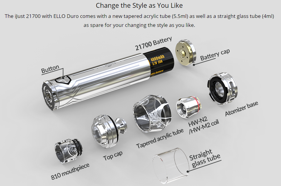 iJust 21700 Kit Features 5