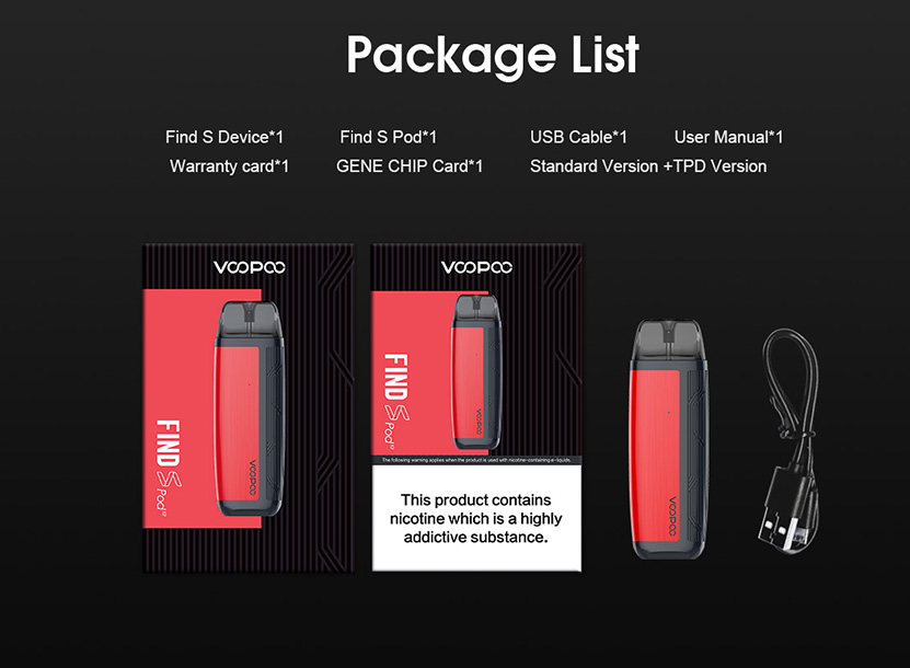 Find S Pod Kit Package