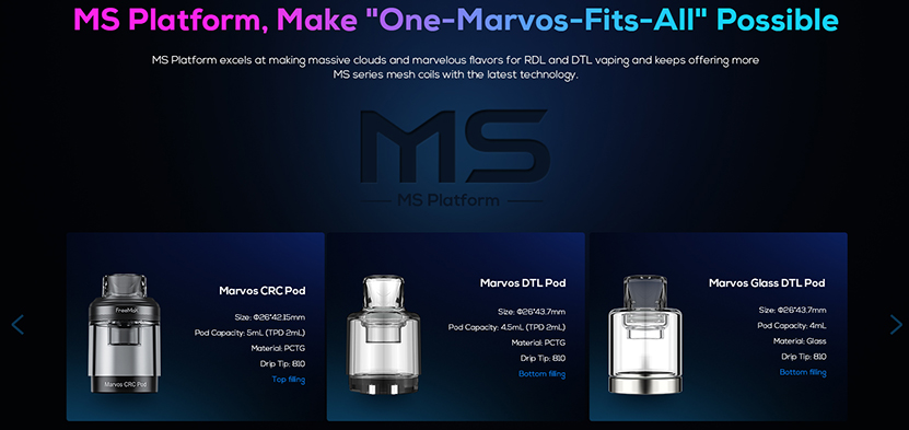Freemax Marvos X Pro 100W Kit MS Coil