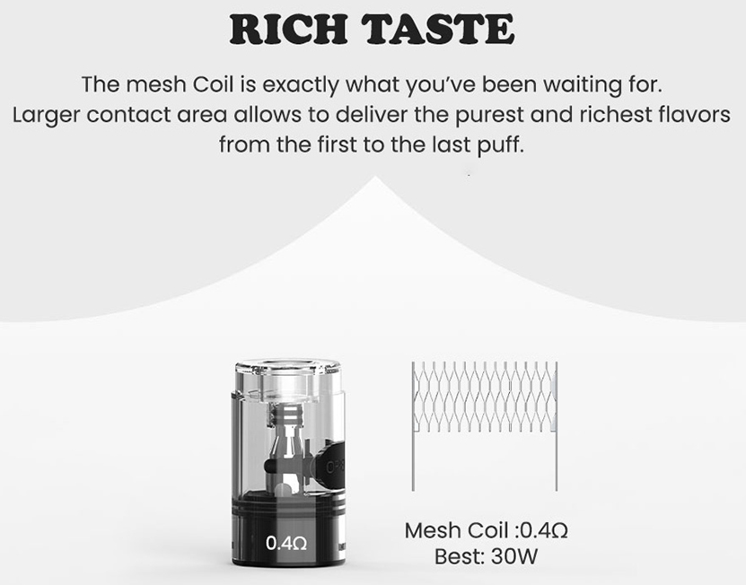 Fumytech Hookah Air Mini Cartridge Rich Taste