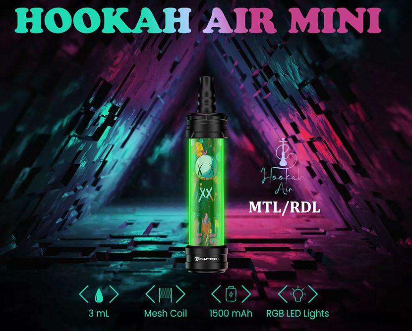 Fumytech Hookah Air Mini Kit MTL or RDL Draw