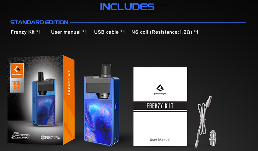 Frenzy Vape Kit Features 9