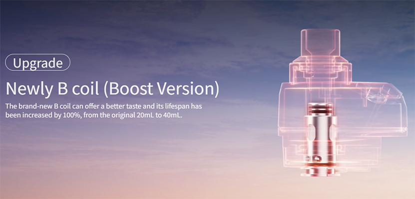 GeekVape Aegis Hero 5 Kit Adopts B Coil Boost Version