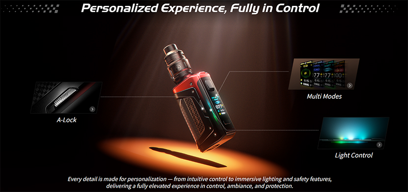 GeekVape Aegis Legend 5 Kit Personalized Experience