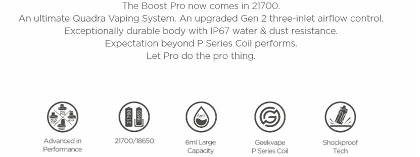 GeekVape Boost100 21700 Kit Features 2