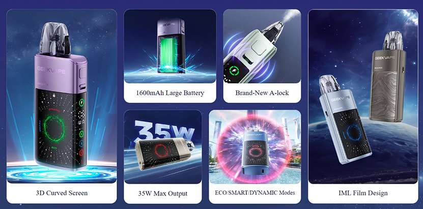 GeekVape Digi Q Vista Kit Features