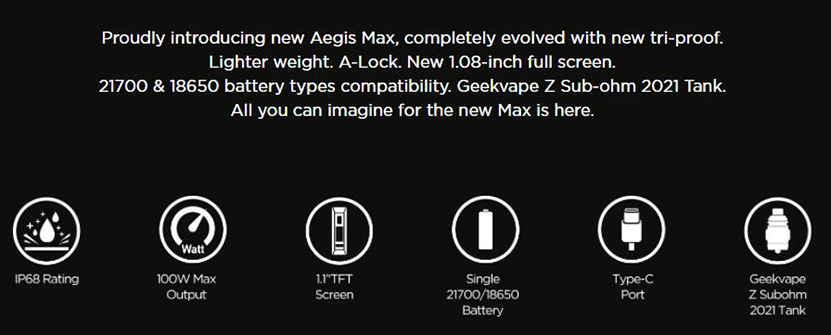 GeekVape Max100 Mod Feature 4