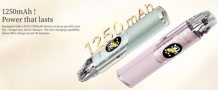 GeekVape Wenax Q2 Kit Battery Capacity