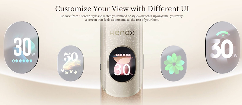 GeekVape Wenax Q2 Kit UI Design