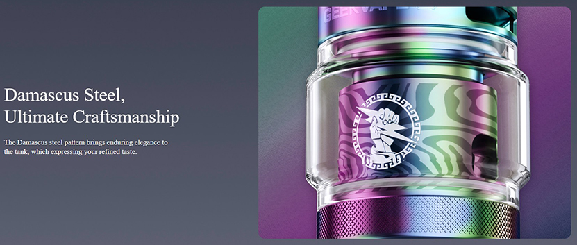 GeekVape Z Fli Tank 2 Damascus Steel