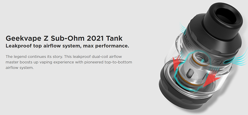 GeekVape Z Sub Ohm 2021 Tank Atomizer