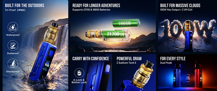 Geekvape Aegis Solo 5 Kit Features