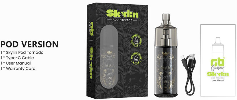 Gobar Skylin Pod Tornado Kit Packing List
