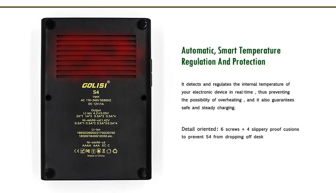 Golisi S4 Charger Protection