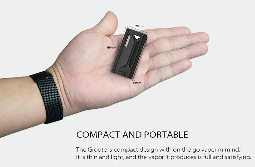 Groote Vape Mod Size