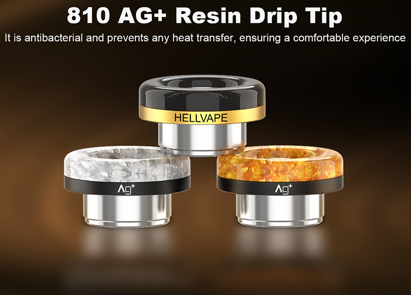 Hellvape Dead Rabbit 3 RDA 6th Anniversary Edition Resin Drip Tip