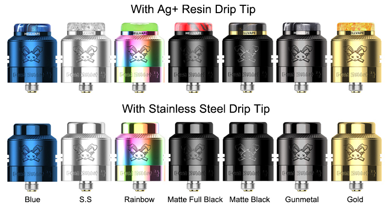 Hellvape Dead Rabbit 4 RDA Color Options