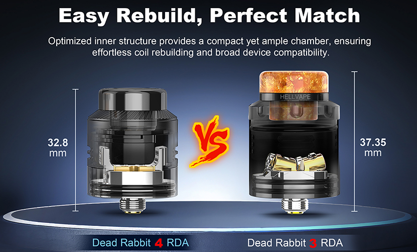 Hellvape Dead Rabbit 4 RDA Easy Rebuild