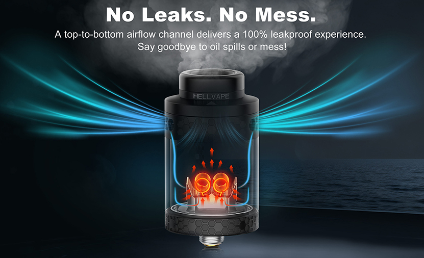 Hellvape Dead Rabbit 4 RTA No Leaks No Mess