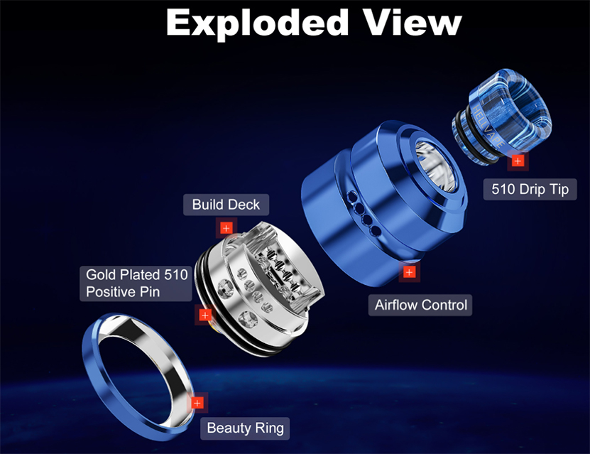 Hellvape Dead Rabbit Mini RDA Parts