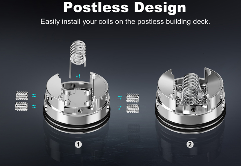 Hellvape Dead Rabbit Mini RDA Single Postless Deck