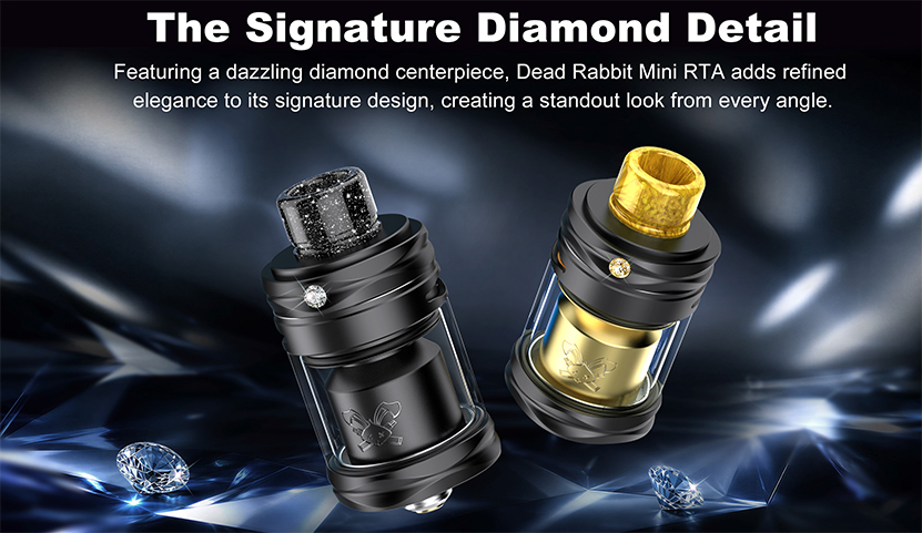 Hellvape Dead Rabbit Mini RTA Diamond Ring Design