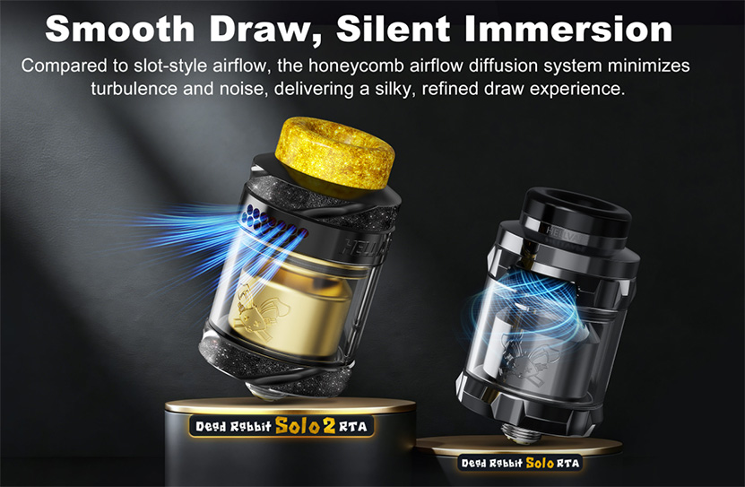 Hellvape Dead Rabbit Solo 2 RTA Honeycomb Airflow