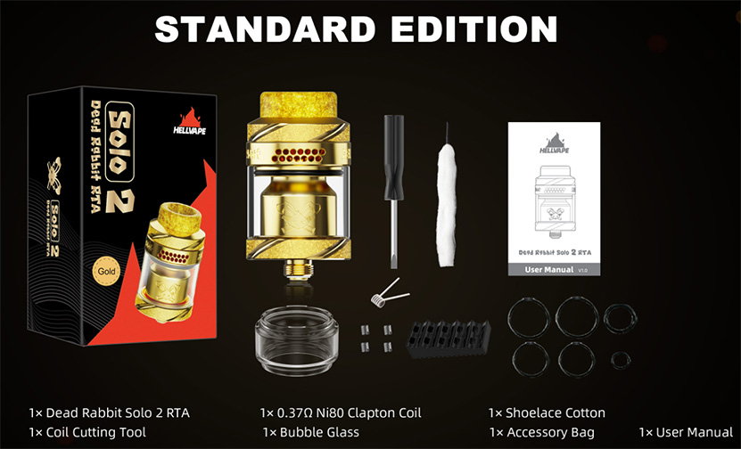 Hellvape Dead Rabbit Solo 2 RTA Package