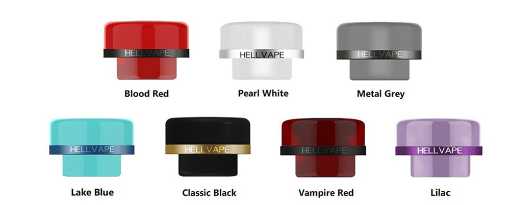 Hellvape Dead Rabbit V2 RDA Replacement Drip Tip Colors