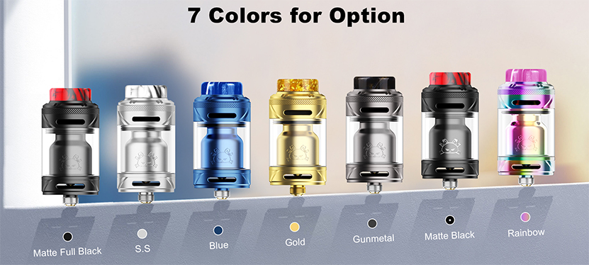 Hellvape Fat Rabbit Solo 2 RTA 7 Colors - 【Hellvape】Fat Rabbit Solo 2 RTAをレビュー！～人気ブランドのシングルコイル用タンク！～
