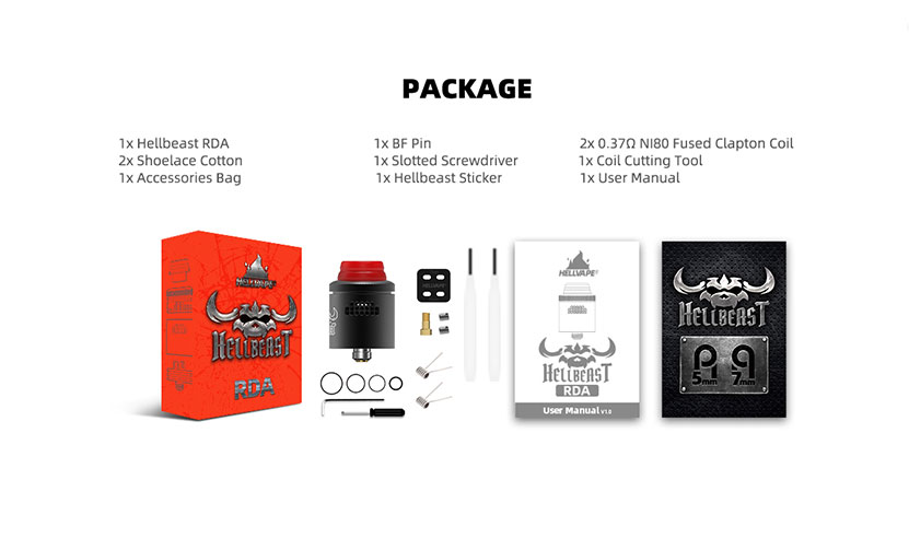 Hellvape Hellbeast RDA Package