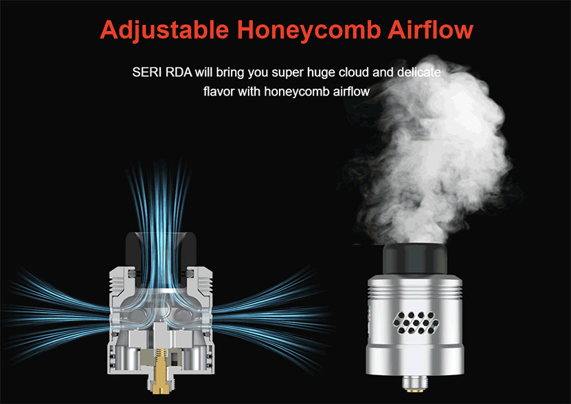Hellvape SERI RDA Adjustable Honeycomb Airflow