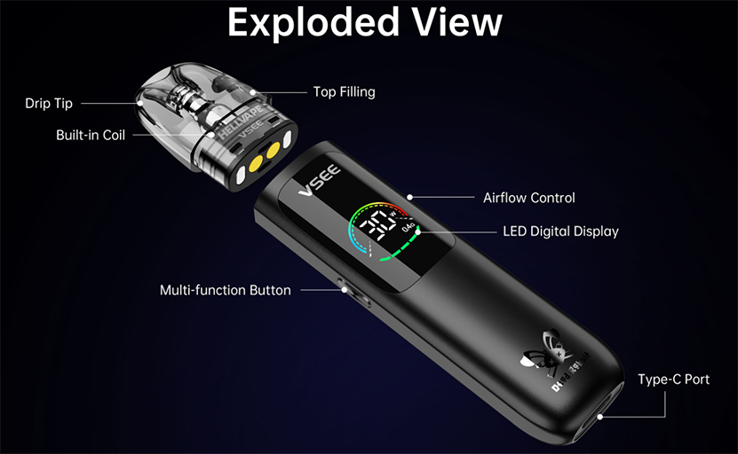 Hellvape Vsee Neo Kit Part