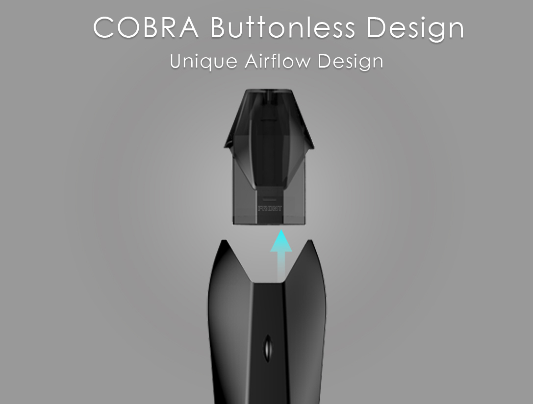 Hugo Vapor Kobra Buttonless Design