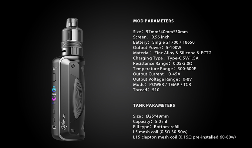 IJOY Captain Link Mod Feature 4