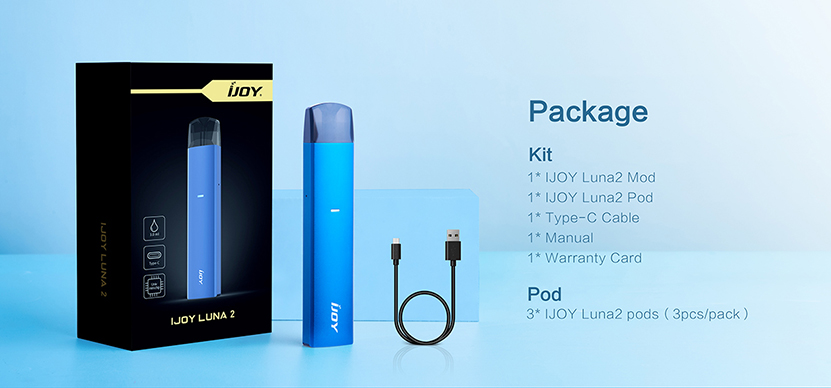 IJOY Luna 2 Pod Kit Package