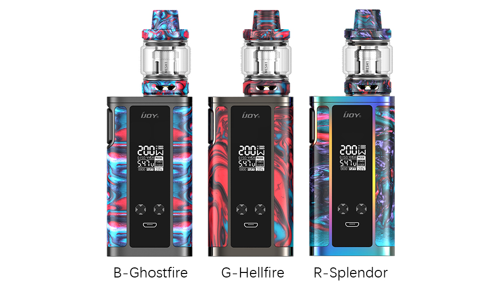 IJOY Captain Resin Kit Colors